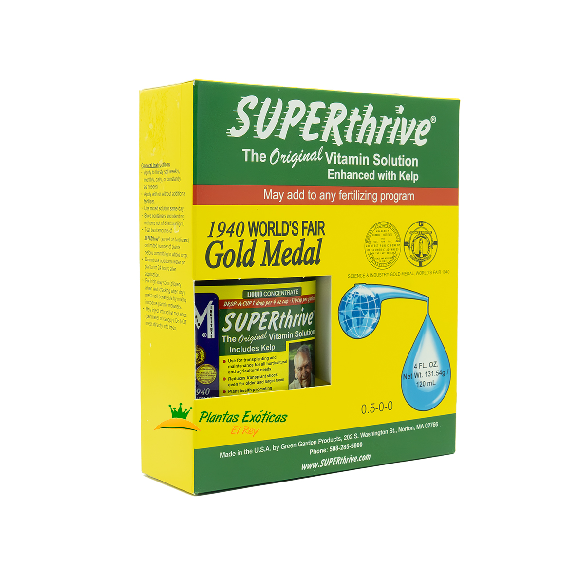Superthrive vitaminas y hormonas vegetales 120ml - Imagen 3