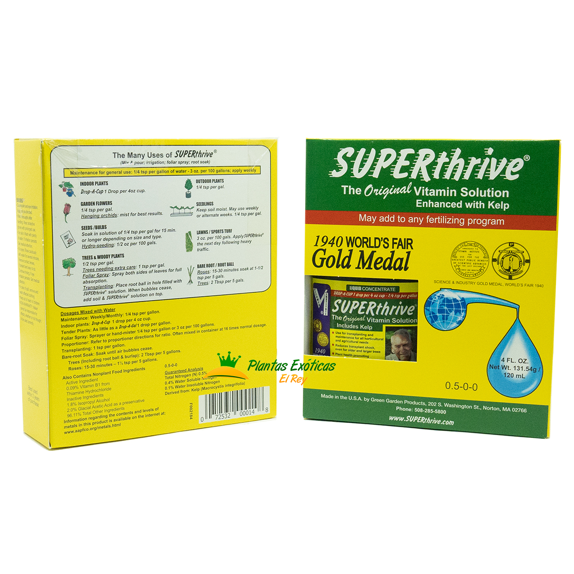 Superthrive vitaminas y hormonas vegetales 120ml - Imagen 2