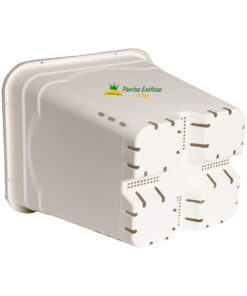 Maceta Active Aqua blanca de 7x7" - Imagen 3